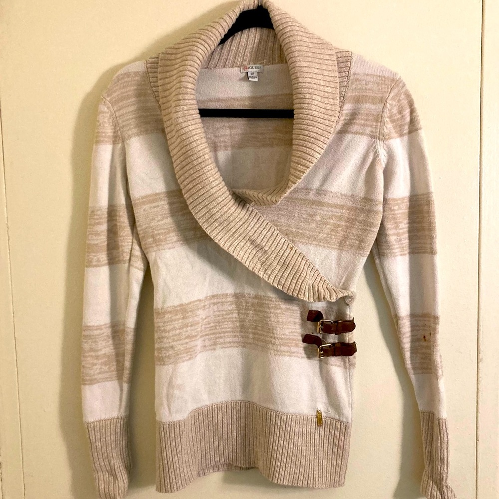 Gorgeous Guess Faux Cardigan Pullover